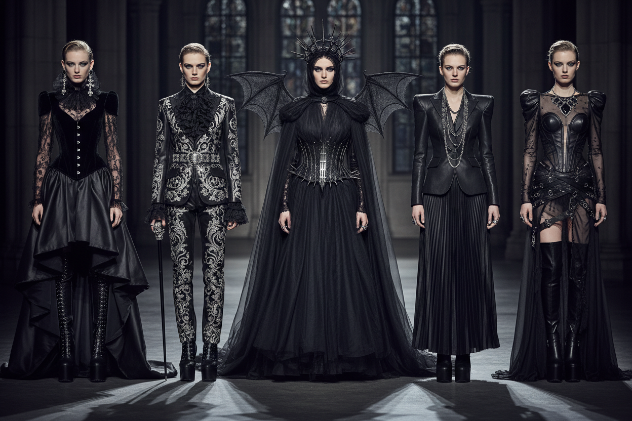 Back to Darkness: How the Goth Aesthetic Will Rule Fall/Winter 2025 for Women &amp; Men