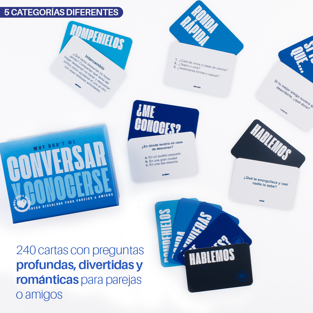 Tarjetas de inicio de conversación para parejas y amigos
