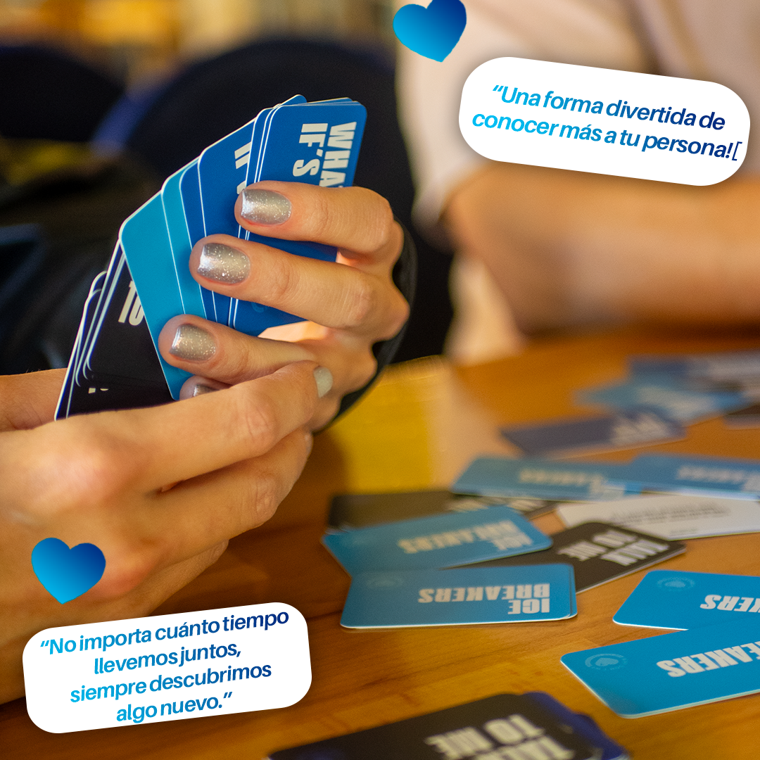 Tarjetas de inicio de conversación para parejas y amigos