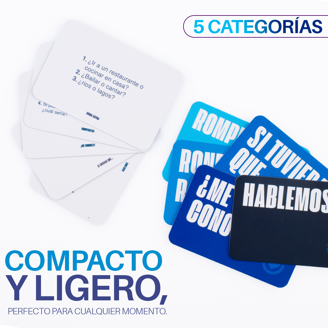 Tarjetas de inicio de conversación para parejas y amigos