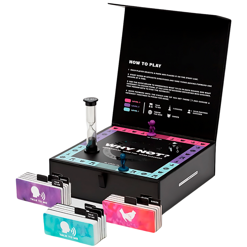 Why Not romantic board game for couples box